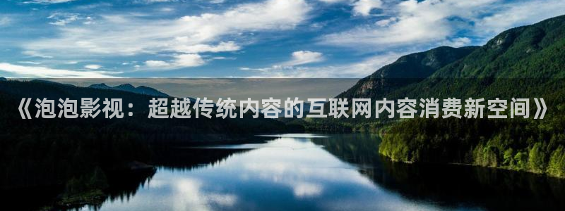 飘花午夜伦电影：《泡泡影视：超越传统内容的互联网内容消费新空间》
